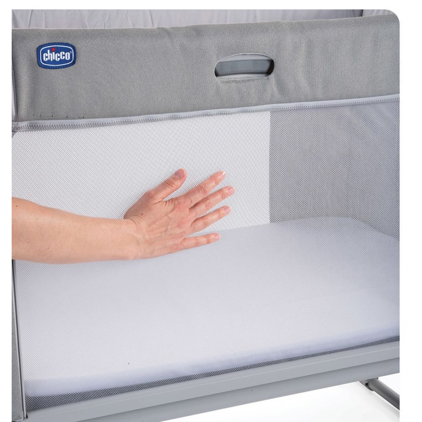 Chicco - Culla per bambini 3in1 3v1 NEXT2ME FOREVER grigio scuro
