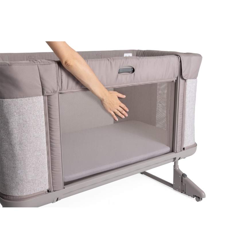 Chicco - Culla per bambini 3in1 NEXT2ME FOREVER grigio