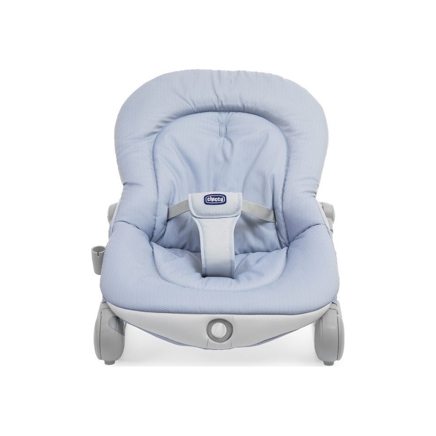 Chicco - Dondolo vibrante per bambini con melodia BALLOON Dots 2xAA + 1xLR20 blu