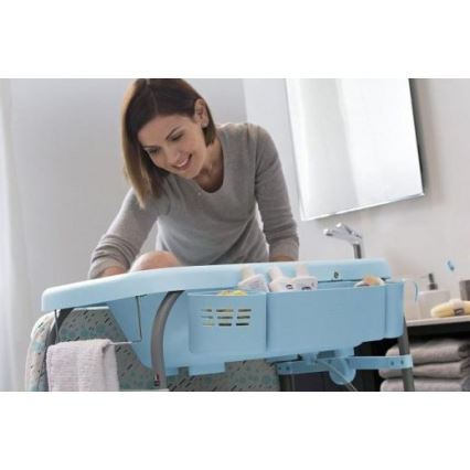 Chicco - Fasciatoio con vasca CUDDLE&BUBBLE blu