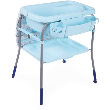 Chicco - Fasciatoio con vasca CUDDLE&BUBBLE blu