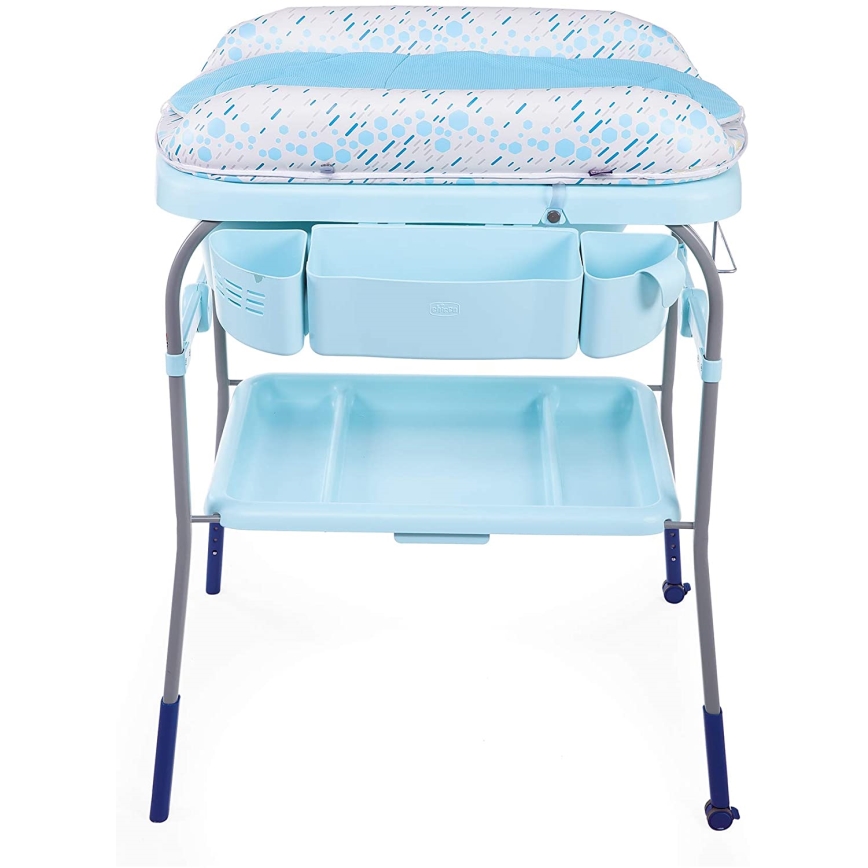 Chicco - Fasciatoio con vasca CUDDLE&BUBBLE blu