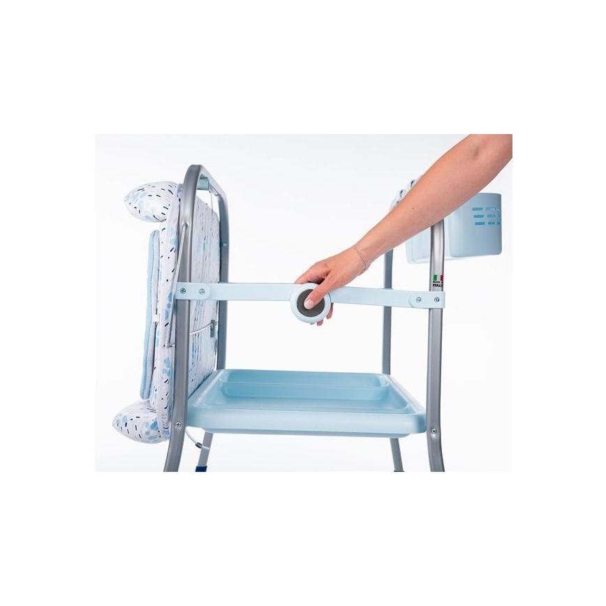 Chicco - Fasciatoio con vasca CUDDLE&BUBBLE blu