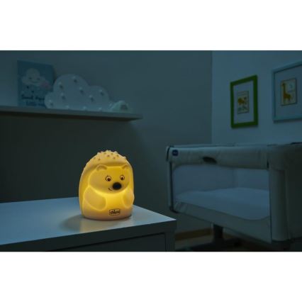 Chicco - Lampada da notte per bambini SWEET LIGHTS riccio