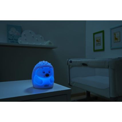 Chicco - Lampada da notte per bambini SWEET LIGHTS riccio