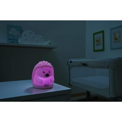 Chicco - Lampada da notte per bambini SWEET LIGHTS riccio