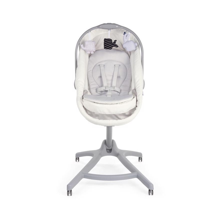 Chicco - Lettino 4in1 BABY HUG grigio/bianco