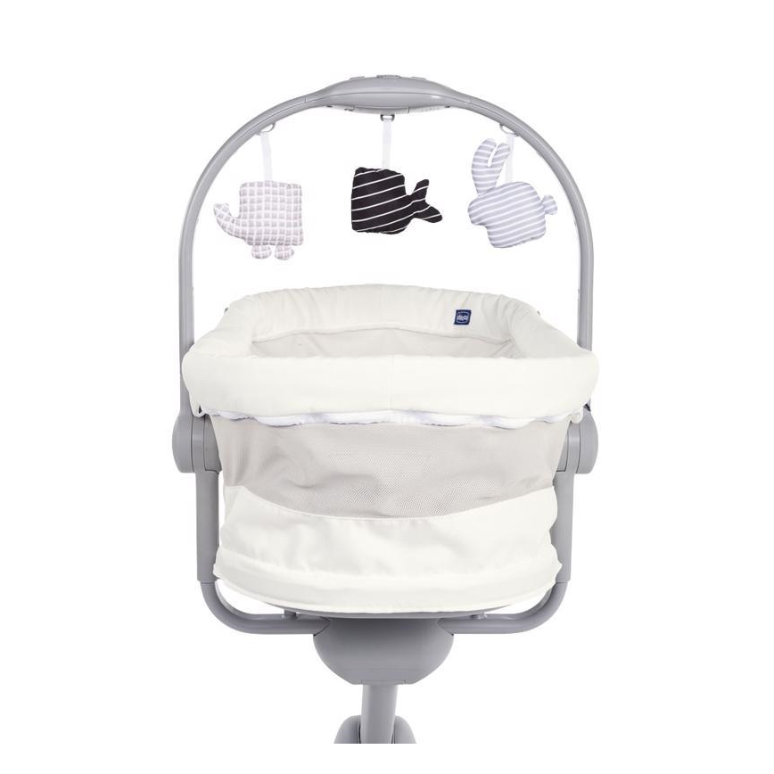 Chicco - Lettino 4in1 BABY HUG grigio/bianco