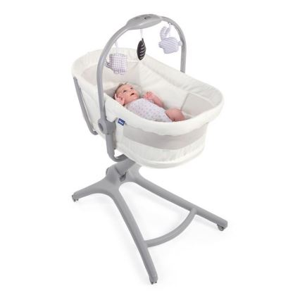 Chicco - Lettino 4in1 BABY HUG grigio/bianco