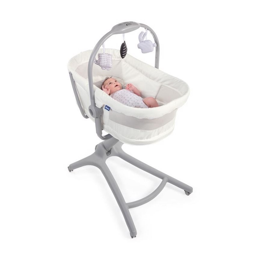 Chicco - Lettino 4in1 BABY HUG grigio/bianco