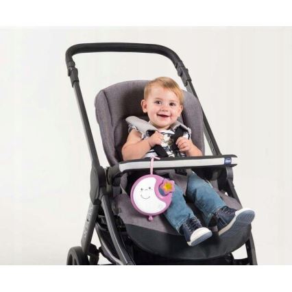 Chicco - Lettino mobile con melodia 3in1  NEXT2DREAMS 3xAA rosa