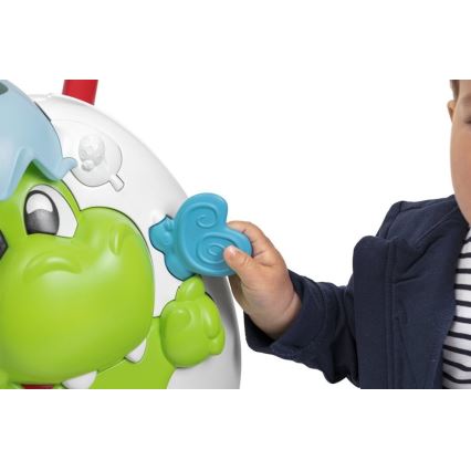 Chicco - Passeggino con attività e zvukem 2in1 DINO 2xAA