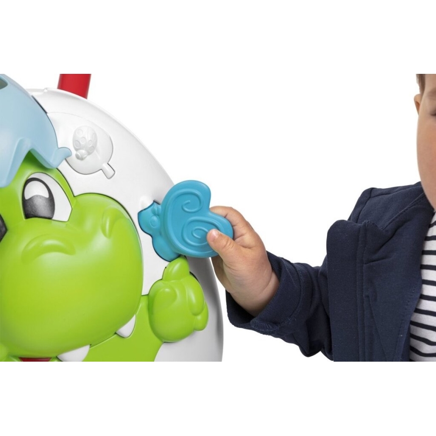 Chicco - Passeggino con attività e zvukem 2in1 DINO 2xAA