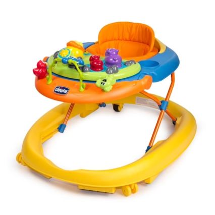 Chicco - Passeggino per bambini WALKY TALKY 2xAA giallo/blu