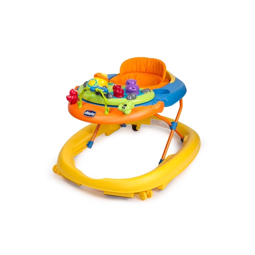 Chicco - Passeggino per bambini WALKY TALKY 2xAA giallo/blu
