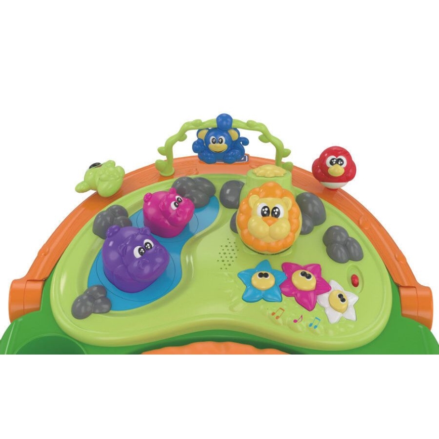 Chicco - Passeggino per bambini WALKY TALKY 2xAA giallo/blu