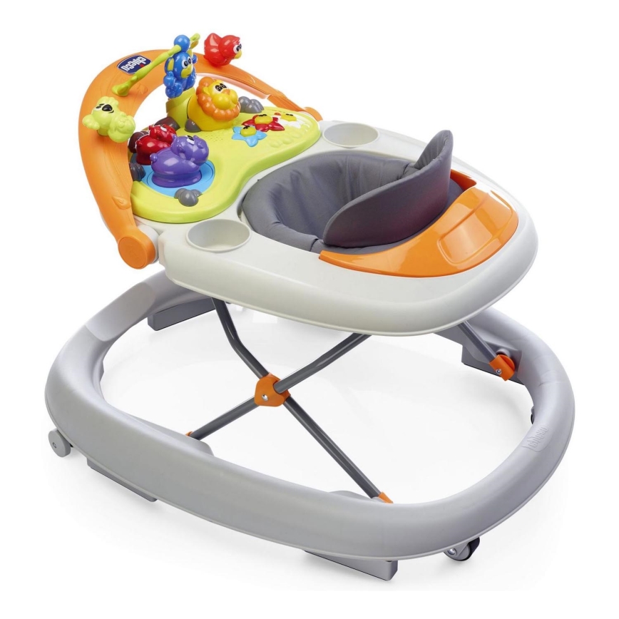 Chicco - Passeggino per bambini WALKY TALKY 2xAA grigio