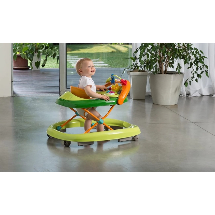 Chicco - Passeggino per bambini WALKY TALKY 2xAA verde