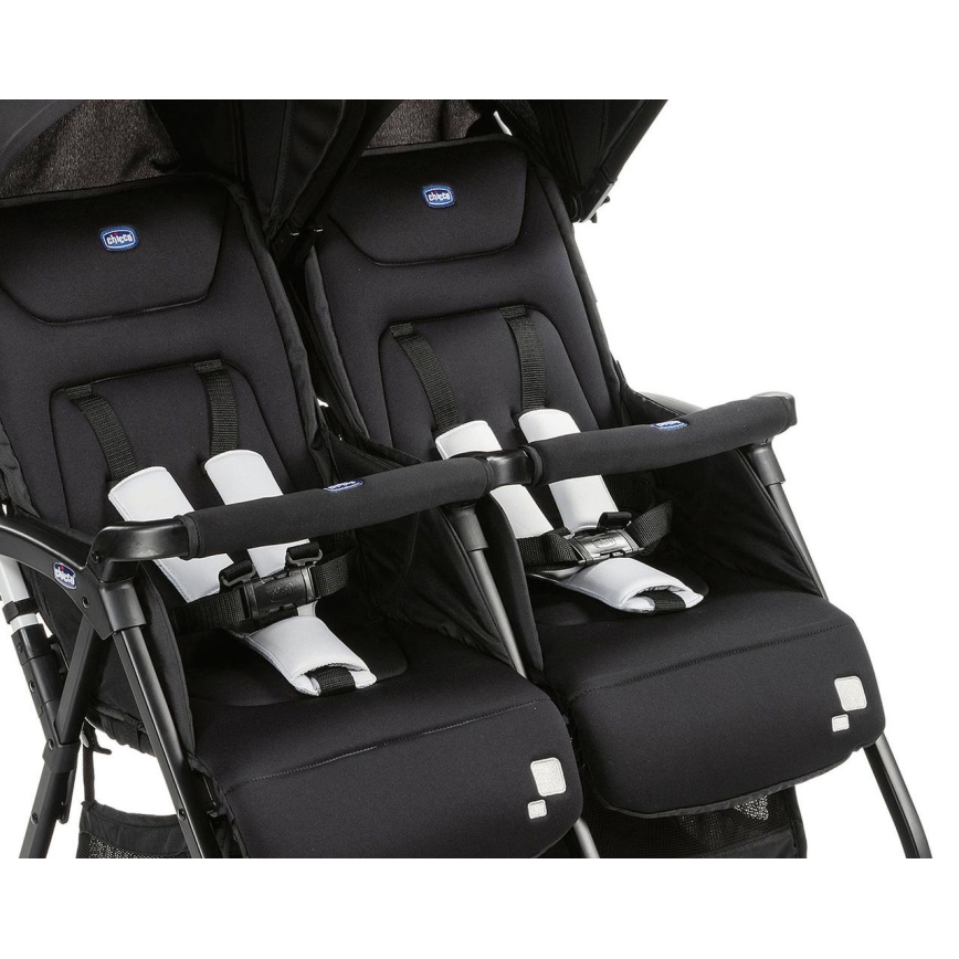Chicco - Passeggino per gemelli OHLALA TWIN Black Notte nero