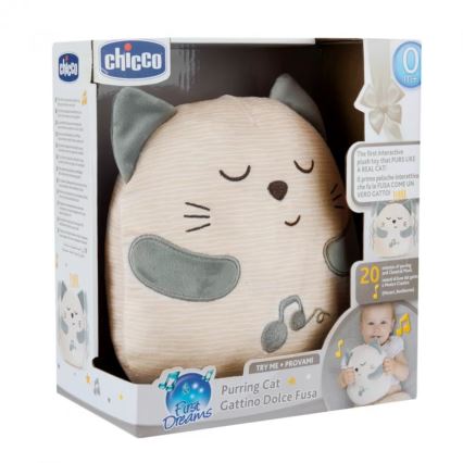 Chicco - Peluche gioco interattivo gatta 3xAAA