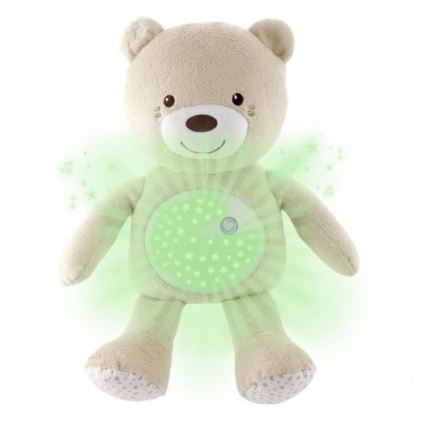 Chicco - Proiettore con melodia BABY BEAR 3xAAA beige