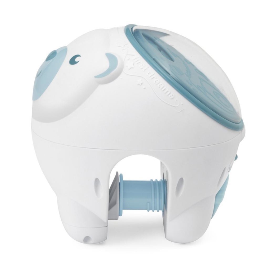 Chicco - Proiettore per bambini 2in1 POLAR BEAR 3xAA blu