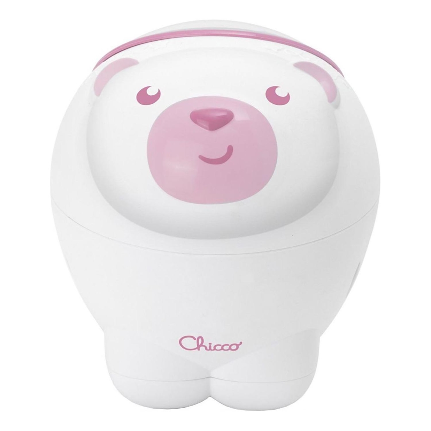 Chicco - Proiettore per bambini 2in1 POLAR BEAR 3xAA rosa