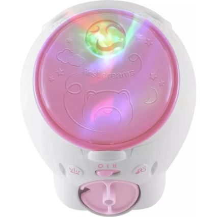 Chicco - Proiettore per bambini 2in1 POLAR BEAR 3xAA rosa