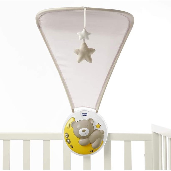 Chicco - Proiettore per culla con melodia 3in1 NEXT2MOON grigio