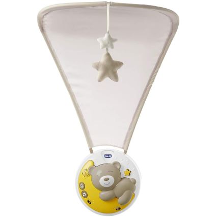 Chicco - Proiettore per culla con melodia 3in1 NEXT2MOON grigio