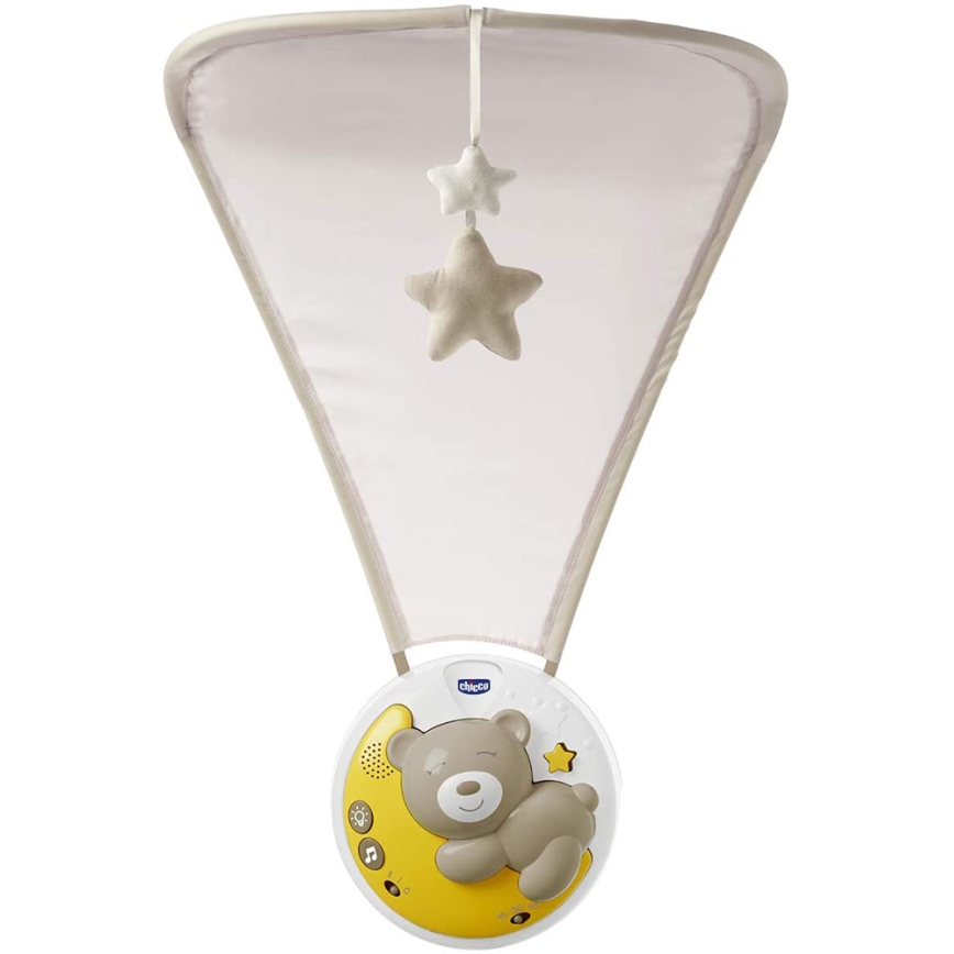 Chicco - Proiettore per culla con melodia 3in1 NEXT2MOON grigio
