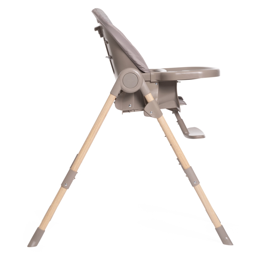 Chicco - Sedia da pranzo per bambini Polly Essential - grigio/marrone