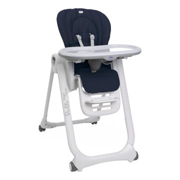 Chicco - Sedia da pranzo per bambini Polly Magic Relax blu scuro