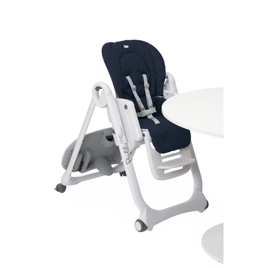 Chicco - Sedia da pranzo per bambini Polly Magic Relax blu scuro