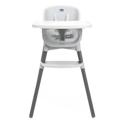 Chicco - Sedia da pranzo per bambini ZEST 3in1 bianco/grigio