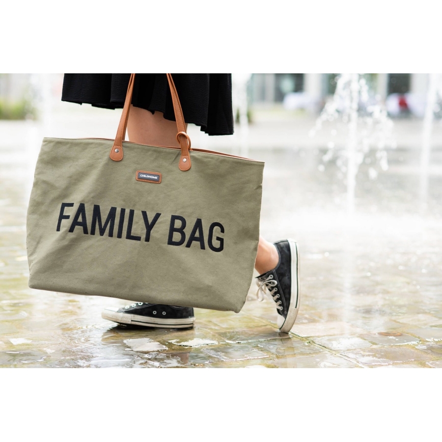 Childhome - Borsa da viaggio FAMILY BAG khaki