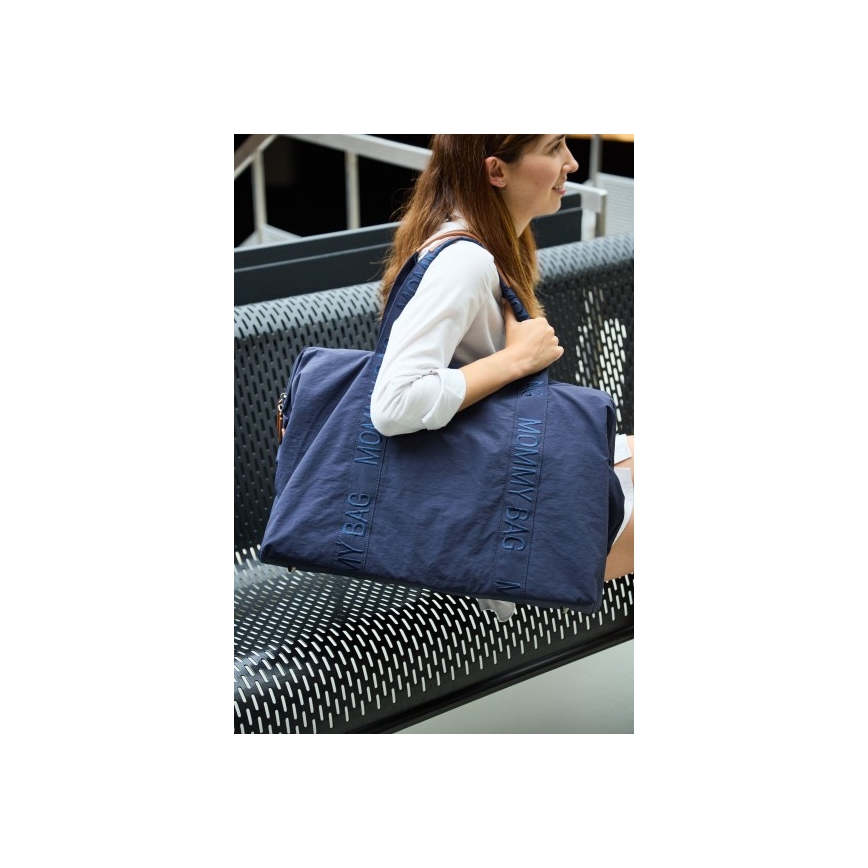Childhome - Borsa fasciatoio MOMMY BAG blu