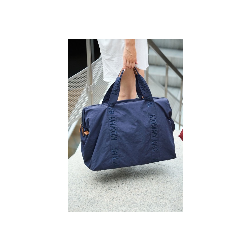 Childhome - Borsa fasciatoio MOMMY BAG blu