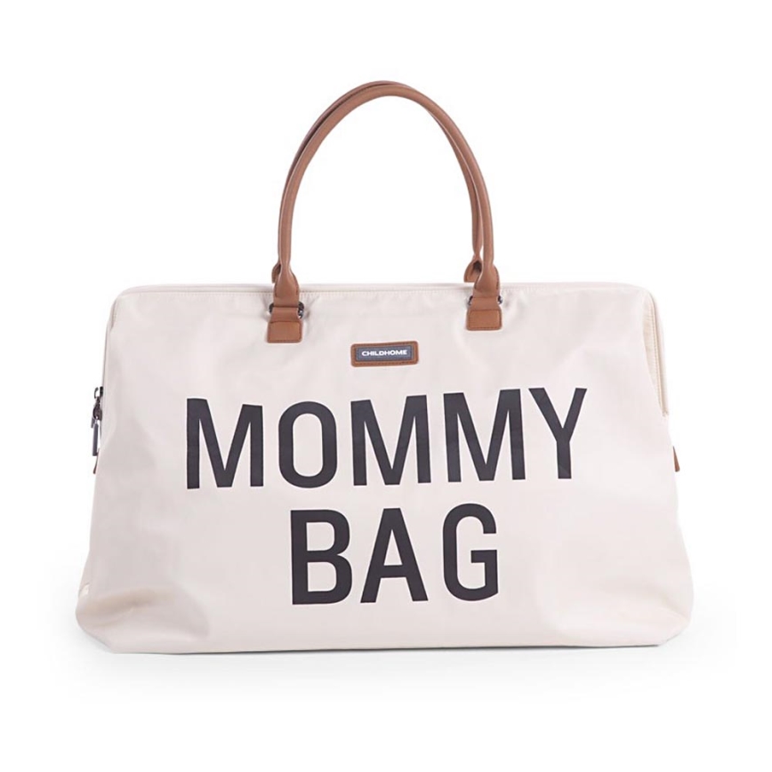 Childhome - Borsa fasciatoio MOMMY BAG cremoso