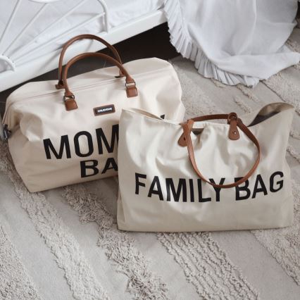 Childhome - Borsa fasciatoio MOMMY BAG cremoso