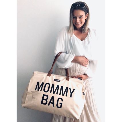 Childhome - Borsa fasciatoio MOMMY BAG cremoso