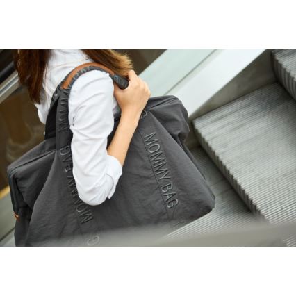 Childhome - Borsa fasciatoio MOMMY BAG grigio