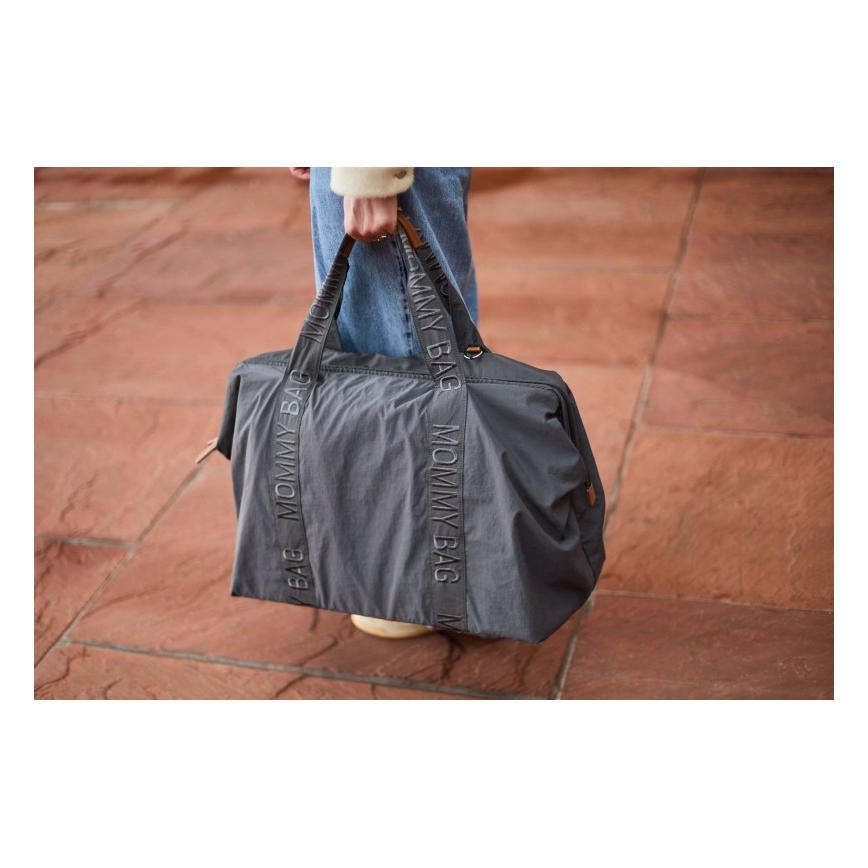 Childhome - Borsa fasciatoio MOMMY BAG grigio
