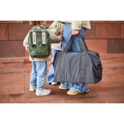 Childhome - Borsa fasciatoio MOMMY BAG grigio