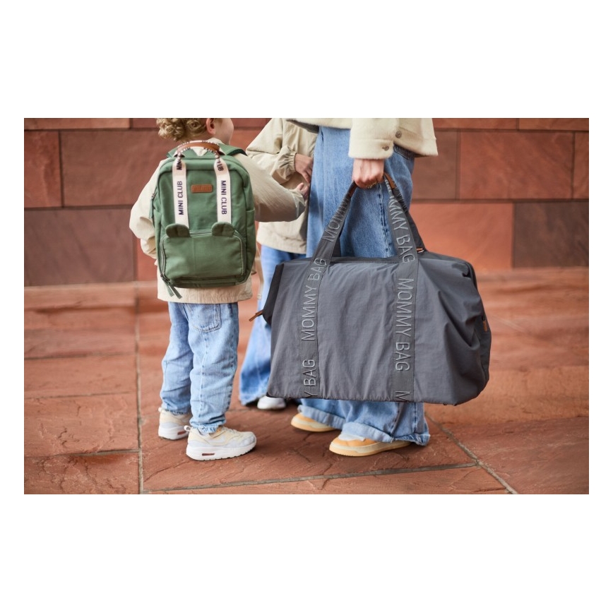 Childhome - Borsa fasciatoio MOMMY BAG grigio