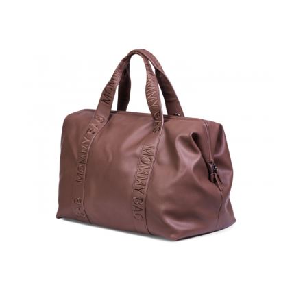 Childhome - Borsa fasciatoio MOMMY BAG LEATHER marrone