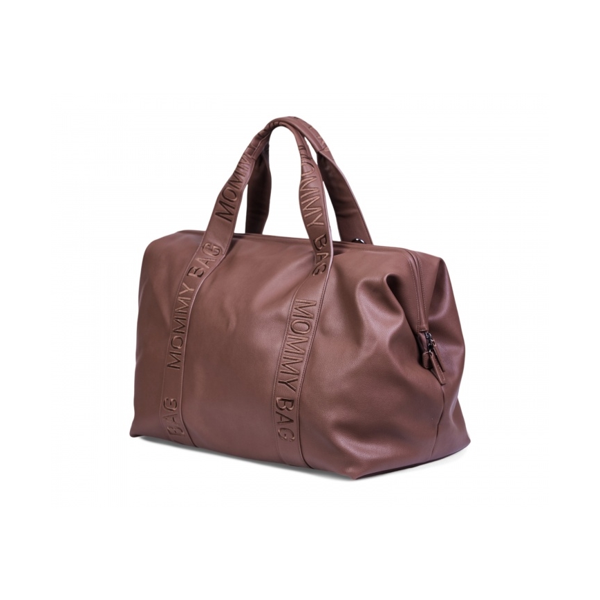 Childhome - Borsa fasciatoio MOMMY BAG LEATHER marrone