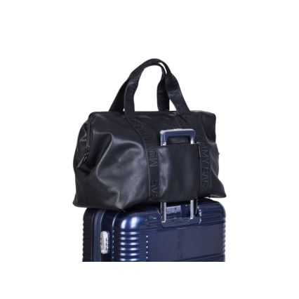 Childhome - Borsa fasciatoio MOMMY BAG LEATHER nero