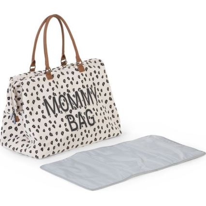 Childhome - Borsa fasciatoio MOMMY BAG leopardata