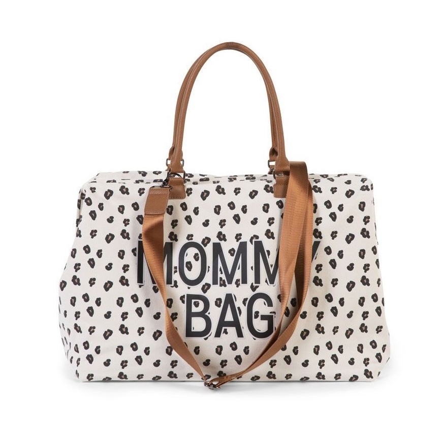 Childhome - Borsa fasciatoio MOMMY BAG leopardata